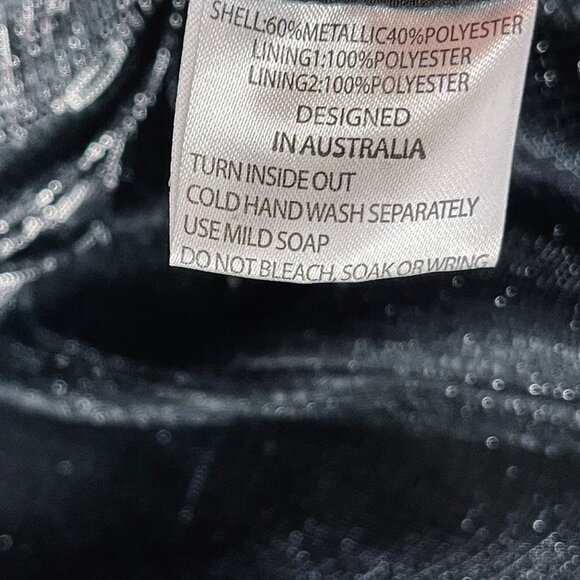 Shona Joy Esmeralda Metallic Glitter Off the Shoulder Balloon Sleeve Maxi Dress - Picture 14 of 14